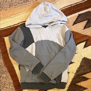 lululemon Gray and Black Patchwork Hoodie